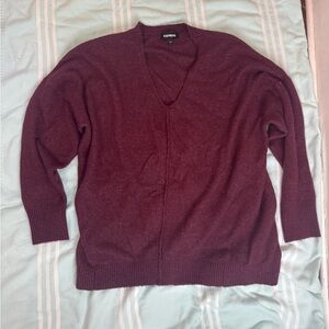 Express Deep Burgundy Knitwear
